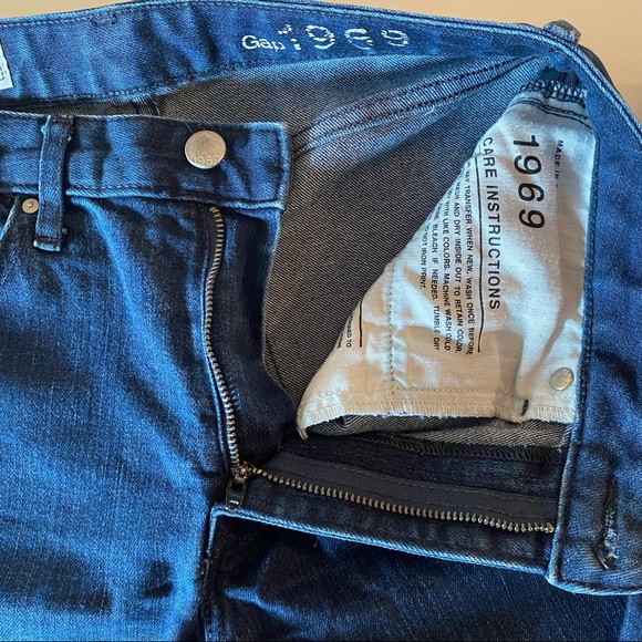 🎉HP!!🎉GAP HIGH RISE SKINNY Dark Wash Jean - Picture 5 of 10